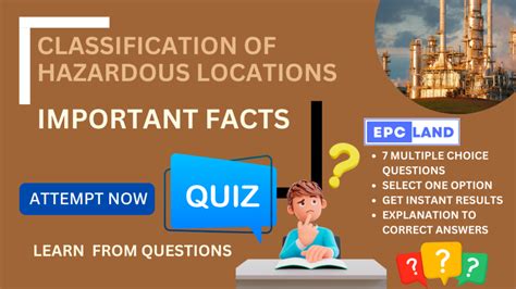 Important Facts Quiz On Classification Of Hazardous Locations Ii