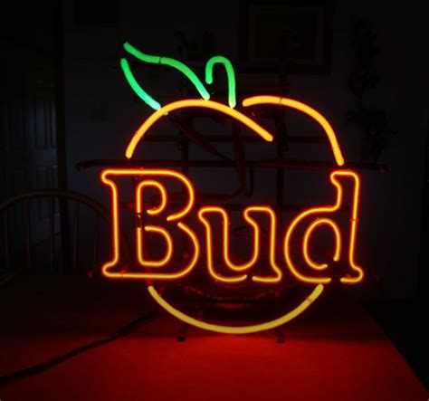 Custom Bud Apple Neon Sign Tube Neon Light Custom Neon Signs