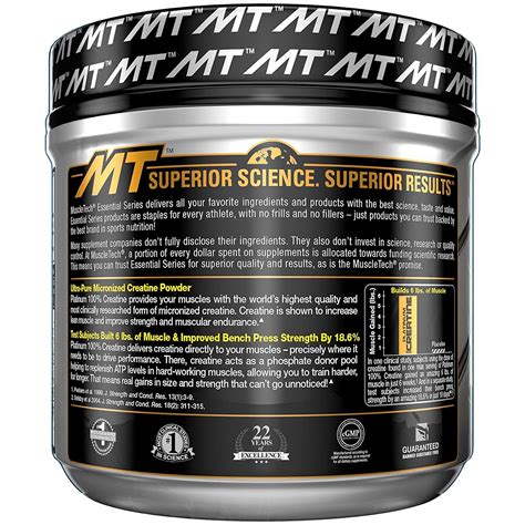 Muscletech Platinum Creatine Monohydrate 400gm Intact Nutrition