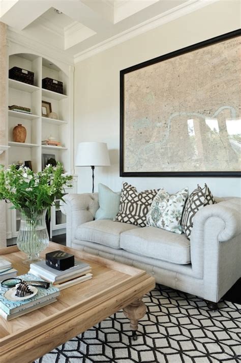 Each one of our chesterfield sofas here at the chesterfield company is made with expert knowledge and care. Gray Chesterfield Sofa - Transitional - living room ...