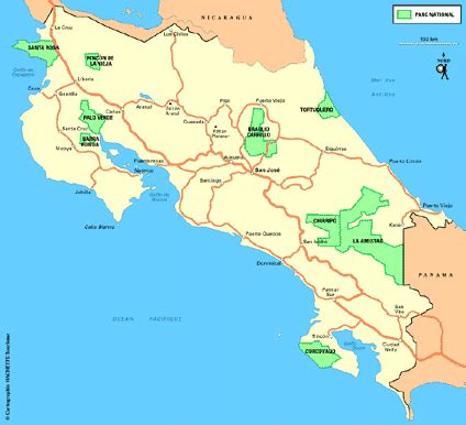L'application peut inclure le(s) parent(s) ainsi que les. Carte Costa Rica : Plan Costa Rica - Routard.com