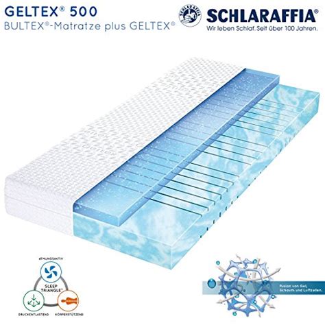 Geltex ® macht den unterschied. Schlaraffia Geltex 500 Bultex Matratze 80×200 cm H3 ...