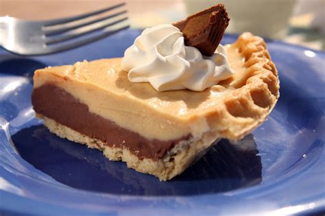 Press into a pie pan and bake until set, 5 to 7 minutes. Chocolate Peanut Butter Pie | MrFood.com