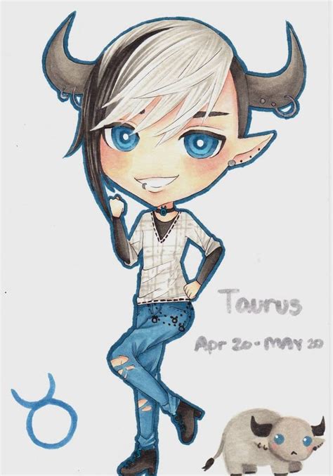 Male Taurus 2016 By Mikalincow Chibi Artist Art