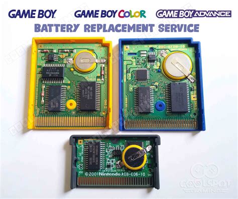 Game Boycolouradvance Game Battery Replacement Service Cool Spot Gaming