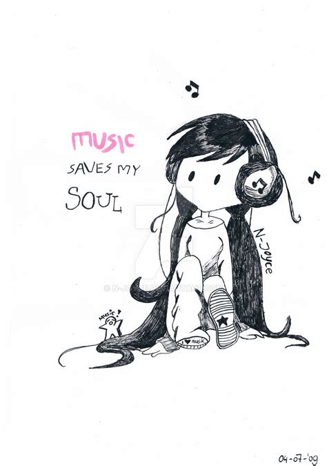 Music Saves My Soul By N Joyce On Deviantart