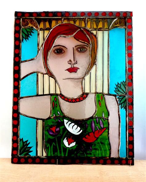 Caryatid Painted And Enamelled Glass By Carole Robinson Glass Art Art Carole