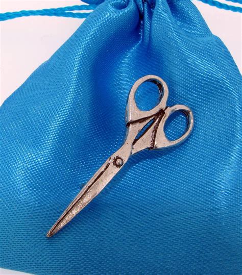 Scissors Pin Badge High Quality Pewter Ts From Pageant Pewter