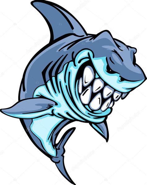 Check spelling or type a new query. Shark Mascot Cartoon Image — Stock Vector © chromaco #6491582