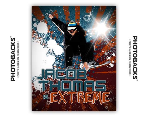 Photoshop Extreme Sports Poster Template From Photobacks Etsy