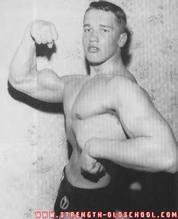 His full name is arnold alois schwarzenegger. Young Arnold Biceps - Not sure how young he was here. | Flickr