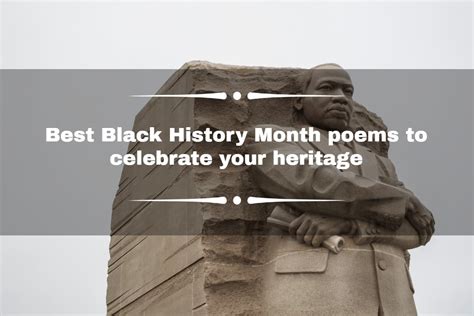35 Best Black History Month Poems To Celebrate Your Heritage In 2023