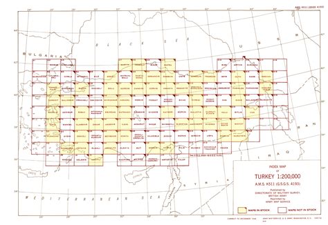 Turkey Ams Topographic Maps Perry Castañeda Map Collection Ut