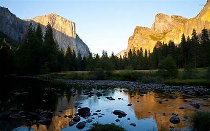 Yosemite Valley Angola Nature Wallpapers Summer California