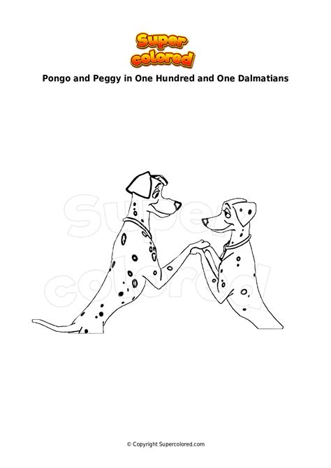 Coloring Page Puppies Sleep In Dalmatians Supercolored
