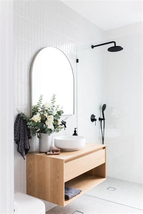 Minimalist Bathroom Design With Modern Floating Vanity With Modern