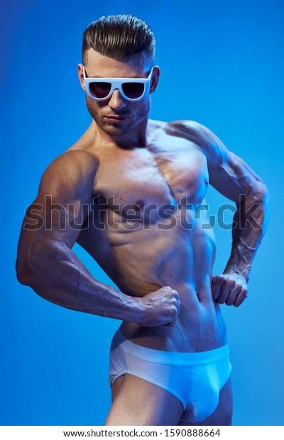 Handsome Man Nude Inflated Torso New Stock Photo Shutterstock