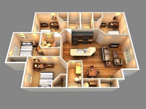 La vie de mes sims. This is a 3D floor plan view of our 4 bedrooms 4 bath ...
