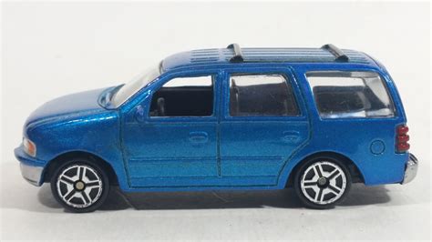 Motor Max Super Wheels Ford Expedition No 6021 Blue Die Cast Toy Car