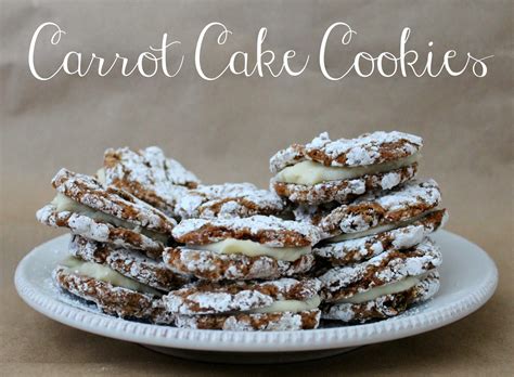 Recipe white chocolate chunk carrot cake cookies Wonderfully Made: Carrot Cake Cookies