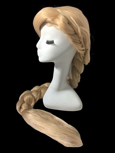 Wg41 Tangled Rapunzel Cosplay Adult Costume Women Wig Extra Long Extra Thick · Angel Secret