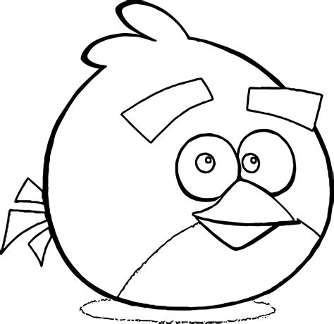Keeping the love of angry birds alive, here are our top 25 coloring pages of angry birds to print and color. nice Red Angry Bird Smile Coloring Page (With images ...