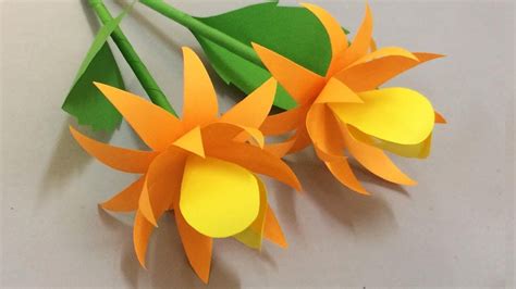 How To Make Wonderful Paper Flower Diy Paper Flowers Artofit