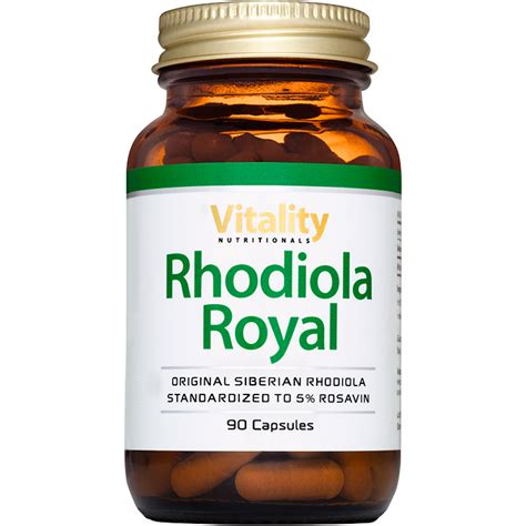 Rhodiola Royal Vitality Nutritionals Sensilab