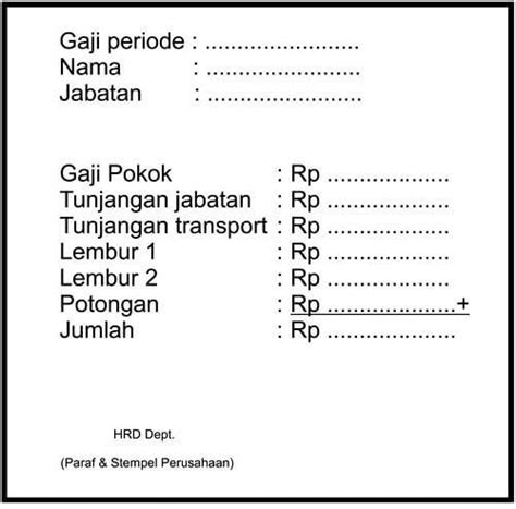 Documents similar to contoh slip gaji karyawan format ms excel. 11+ Contoh Slip gaji karyawan, Swasta, Perusahaan, Guru ...