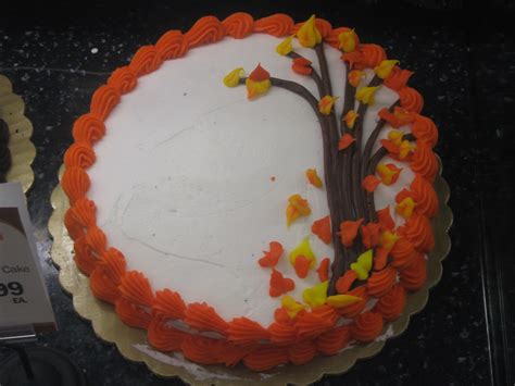 Experience the world of cake decorating like never before with cake central magazine! Simple Autumn Leaves Cake 8" single layer | Fall cakes, Halloween cake design, Fall cakes decorating