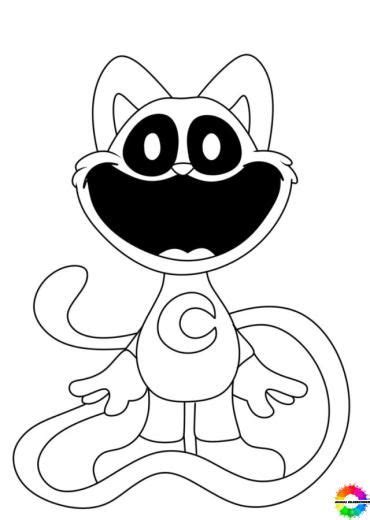 Smiling critters 5 coloring pages for kids in 2024