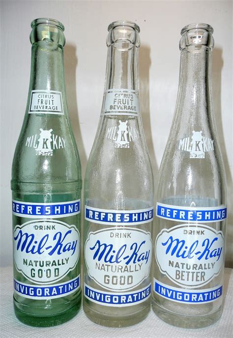 Mil Kay Soda Bottles Collectors Weekly