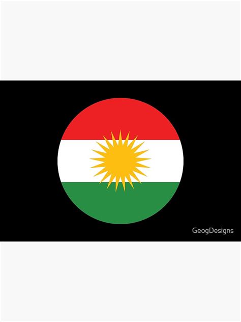 Kurdistan Kurdish Flag Flag Poster By Geogdesigns Redbubble