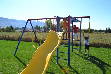 Lifetime 90177 Monkey Bar Playground - Slide & Swings ...