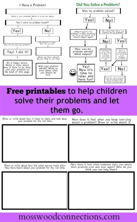 Problem Solving Strategies For Anxious Children Mosswood Connections