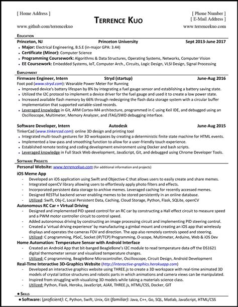 How to write a cv learn how to make a. How to write a killer Software Engineering résumé ...
