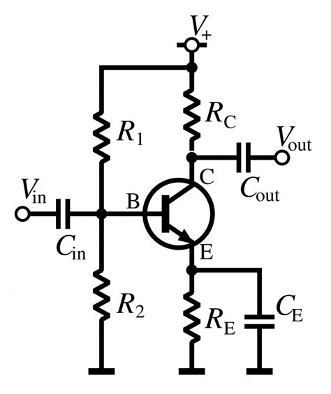 Transistor As An Amplifier Common Emitter Amplifier Circuit And Its Working