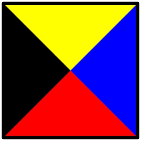 Clipart Signal Flag Zulu