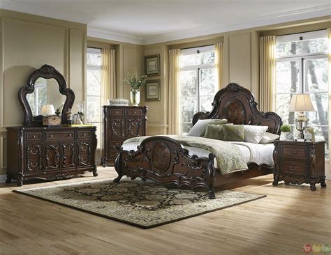 Antique Bedroom Set | Cherry Bedroom Sets | Bedroom sets queen, Bedroom sets, Bedroom panel