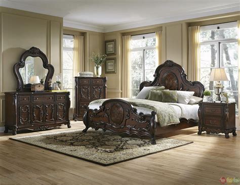 Victorian bedroom furniture is enlivened by tough hues such as cocoa, mauve and dark shades. Antique Bedroom Set | Cherry Bedroom Sets | Bedroom sets ...