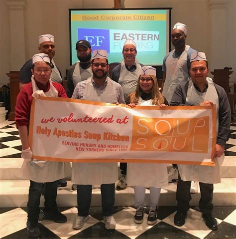 For its soul, sure, and for all sorts of less crucial reasons. Eastern Funding Volunteers at NYC Soup Kitchen - Eastern ...