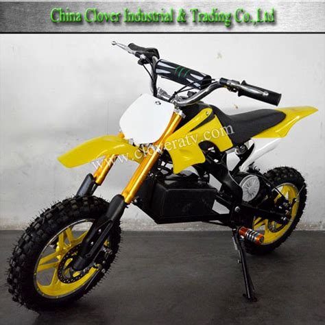 Picture a sleek and fast electric dirt bike as it cruises through the nearest terrain, making hardly a sound. 350w 36v Electric Mini Dirt Bike from Chinese Manufacturer