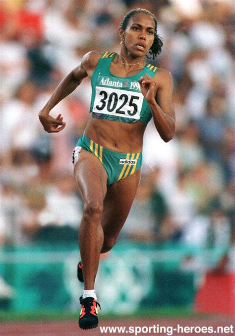 Cathy Freeman 400m Silver Medal At Atlanta Olympic Games Australia