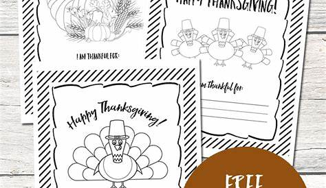 thanksgiving printables free