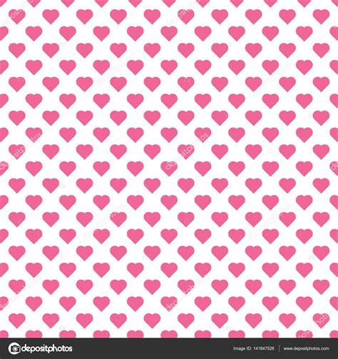 Beautiful Seamless Vector Pattern With Many Small Pink Hearts Symbols