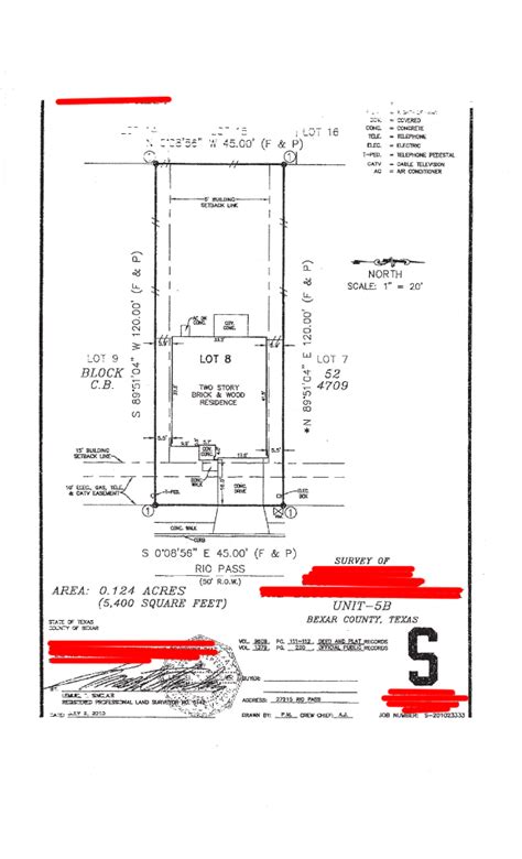 Either you are mistaken or you have a huge problem (read that as:$$$$) in front of you. How do I read a land survey? - Creekview Realty