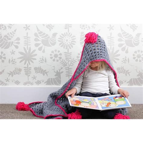 Granny Gives Back Hooded Blanket Crochet Pattern By Jess Coppom Make Do Crew Crochet