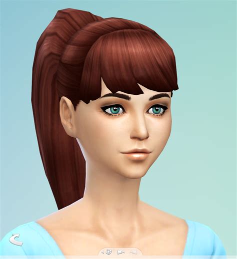 Sims 4 Hair Ponytail