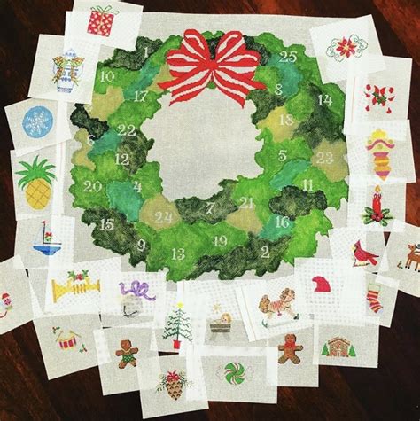 Advent Wreath & Calendar Club in Columbus | Needlepoint News