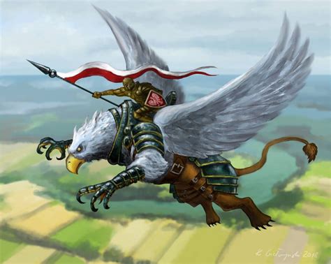 Griffin Rider By Gielczynski On Deviantart